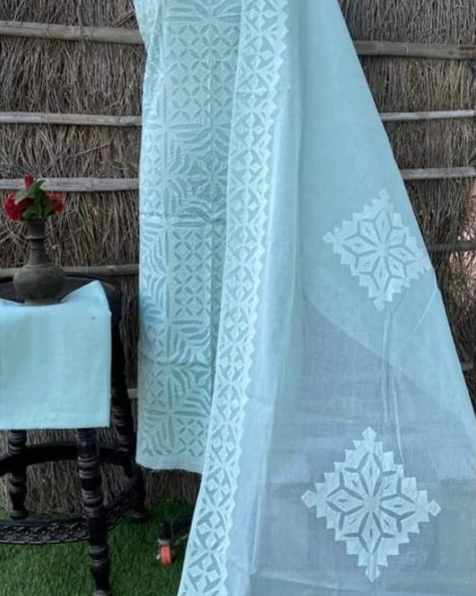 Applique work suits 